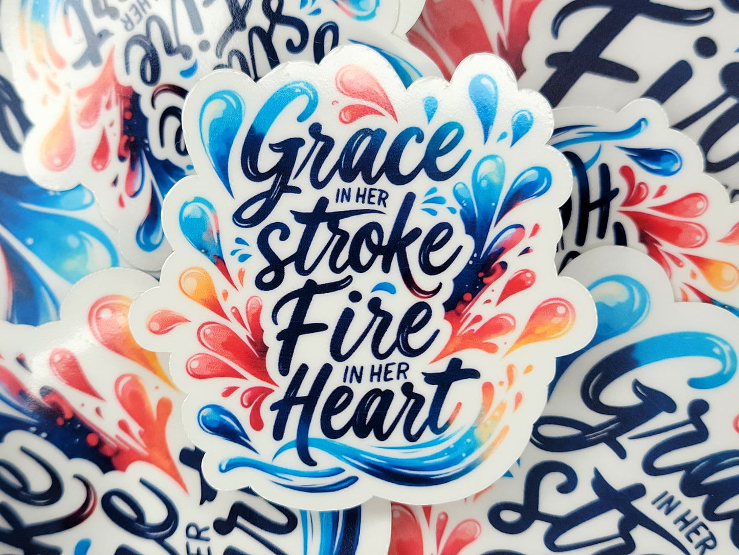 Grace in her Stroke Fire in her Heart