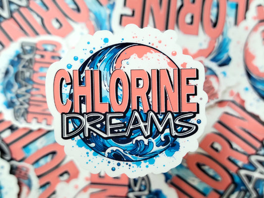 Chlorine Dreams Swim Sticker Pack