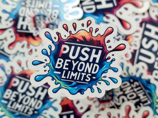 Push Beyond Limits Swim Sticker Pack