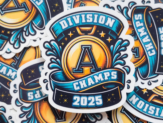 4" Custom Bulk Swim Stickers