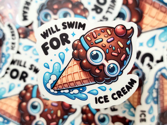 Will Swim for Ice Cream
