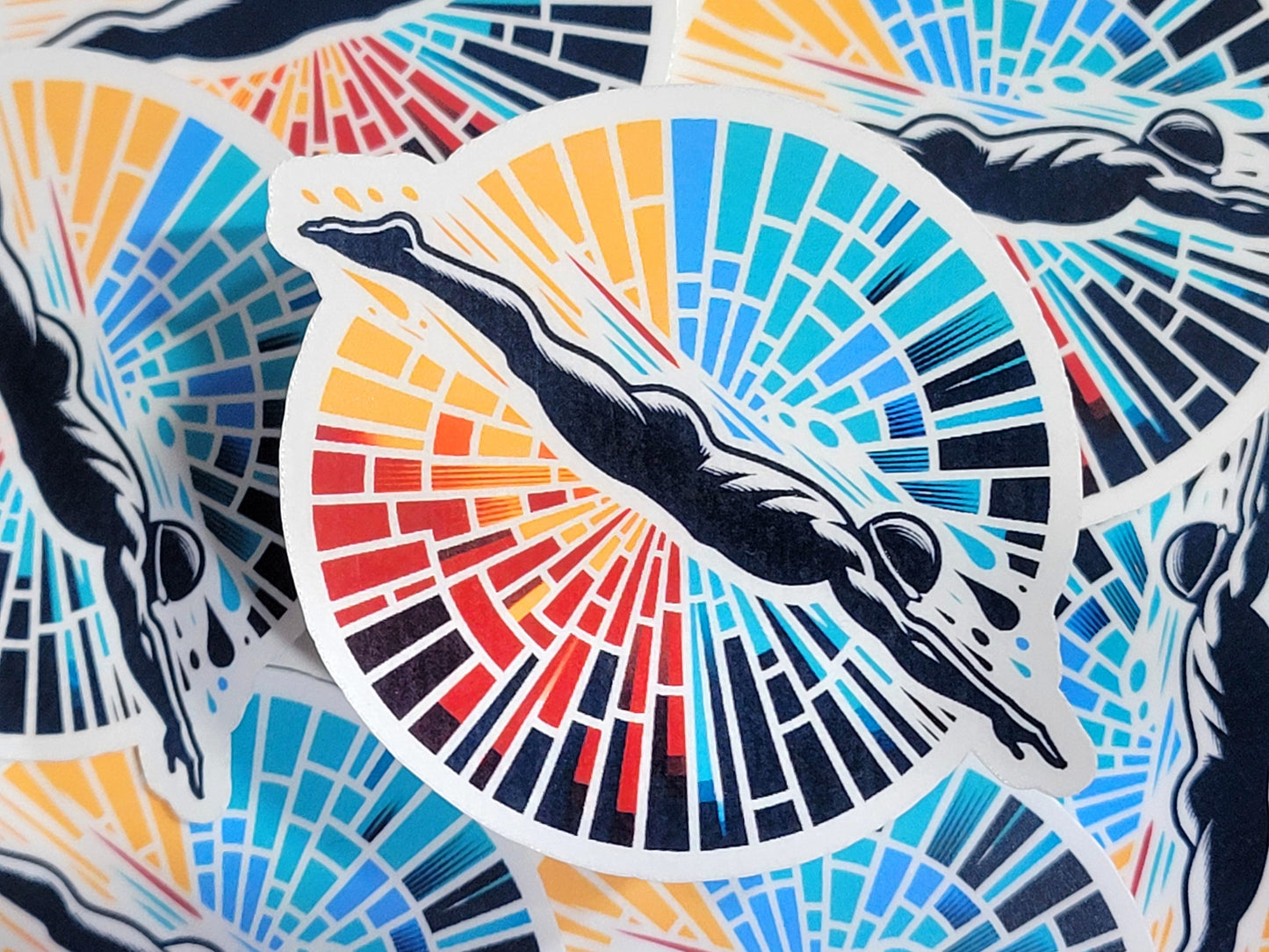 Champions Are Made in the Pool Swim Sticker Pack