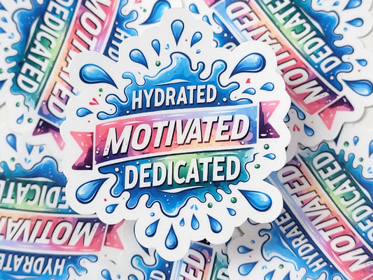 Hydrated Motivated Dedicated