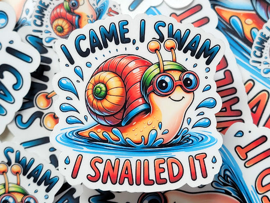I Came I Swam I Snailed It