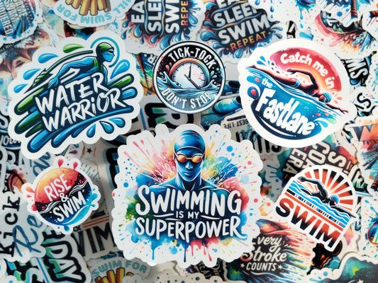 Swimming is my Superpower Swim Sticker Pack