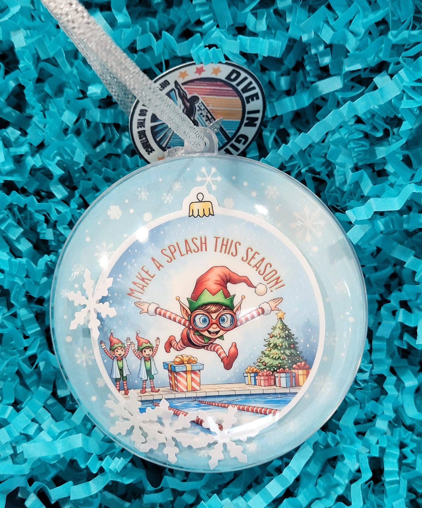 Make a Splash this Season! Swim Ornament