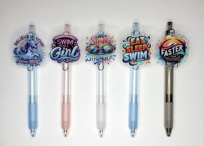Dive In Gifts Poolside Pens – Custom Charm Swim Pens